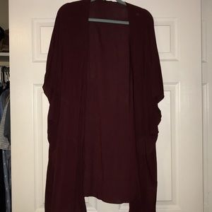 Brandy Melville Maroon Kimono